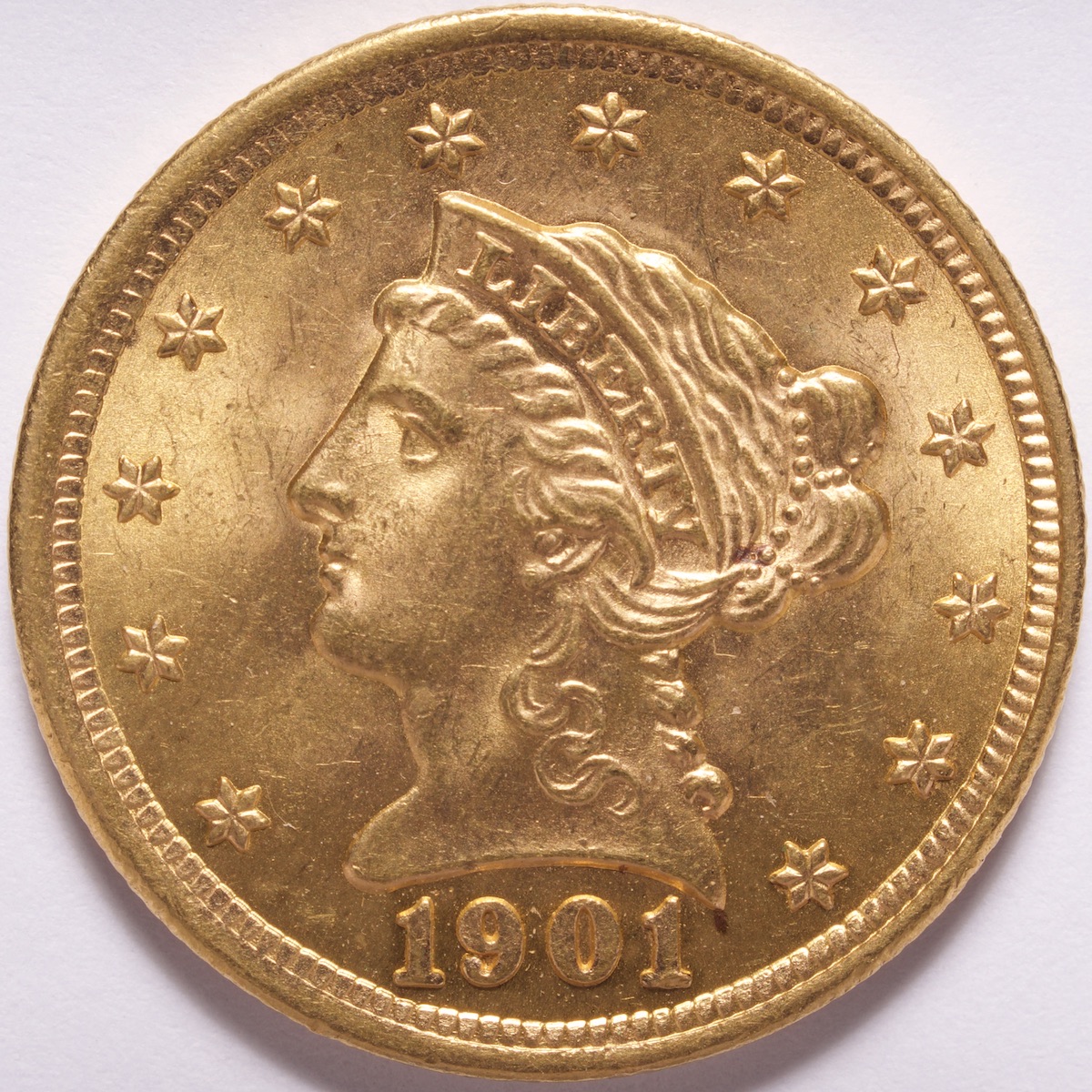 1901 Liberty $2.50 Gold Quarter Eagle - Numismax