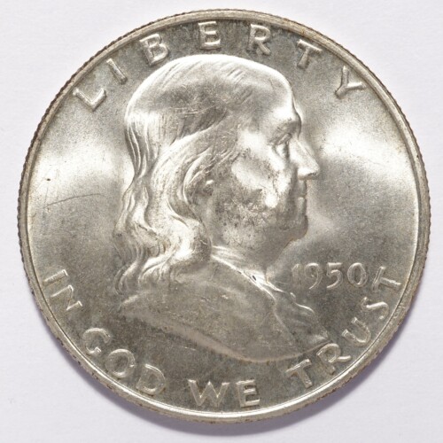1950-D Franklin Silver Half Dollar