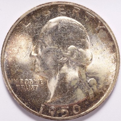 1950-S Washington Silver Quarter - Image 9