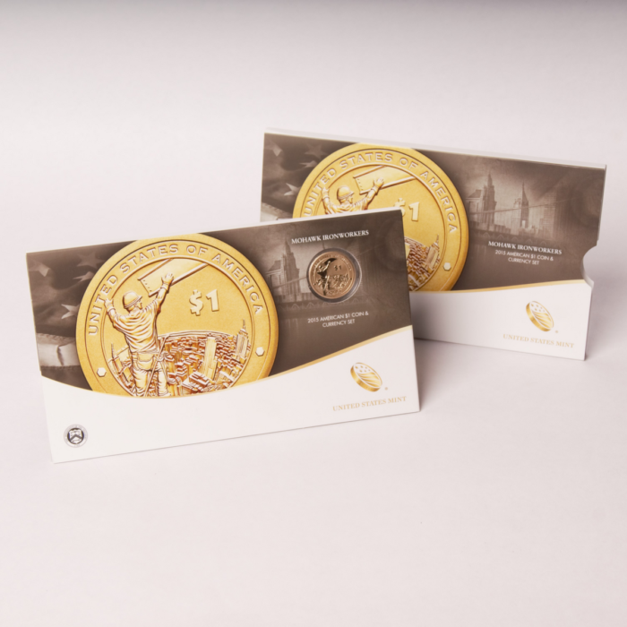 2015-W Sacagawea Native Dollar Coin and Currency Set