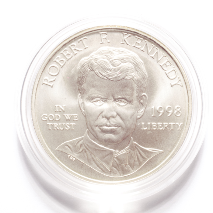 1998-S Robert F. Kennedy Memorial Commemorative BU Silver Dollar - Image 2