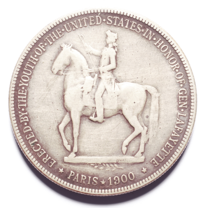 1900 Lafayette Commemorative Silver Dollar - Image 2