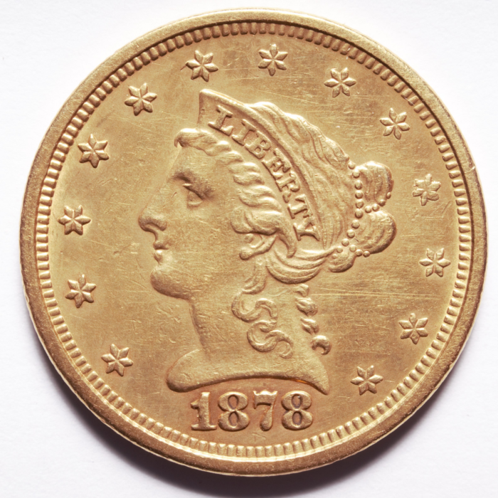 1878-S Liberty $2.50 Gold Quarter Eagle