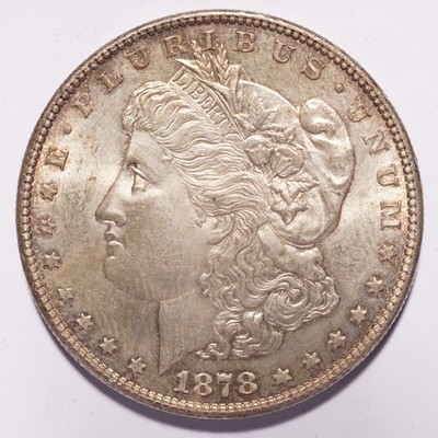 1878-S Morgan Silver Dollar AU - Image 5