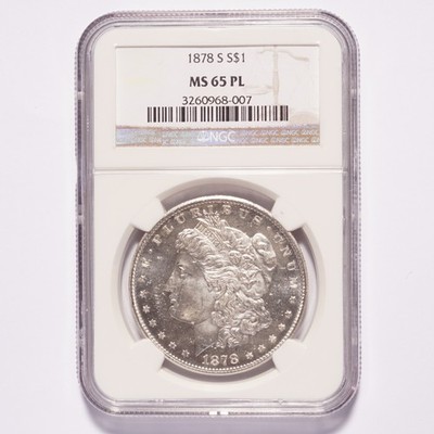 1878-S Morgan Silver Dollar NGC MS65 PL - Image 3