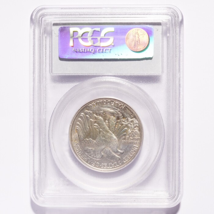 1927-S Liberty Walking Silver Half Dollar PCGS AU53 - Image 2