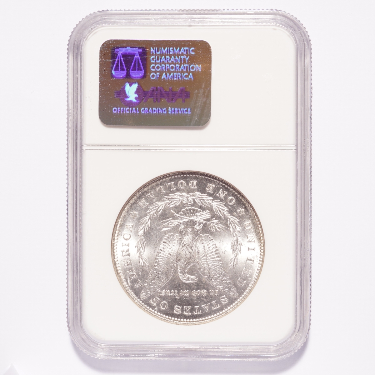 1878 Morgan Silver Dollar 7tf Rev of '78 NGC MS63 - Image 4