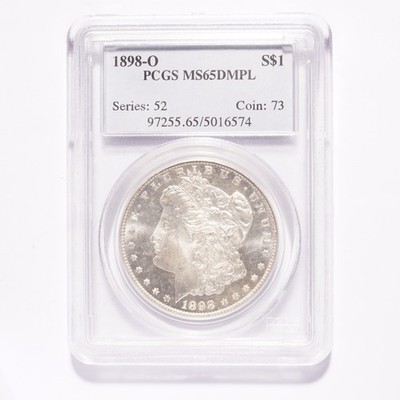 1898-O Morgan Silver Dollar PCGS MS65DMPL - Image 3
