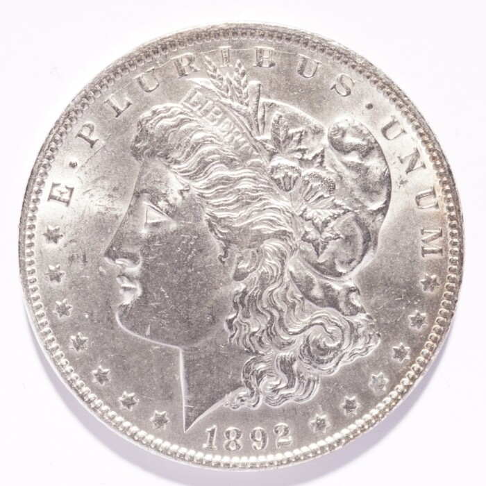 1892 Morgan Silver Dollar AU/BU