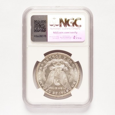 1892-CC Morgan Silver Dollar NGC MS63 - Image 4