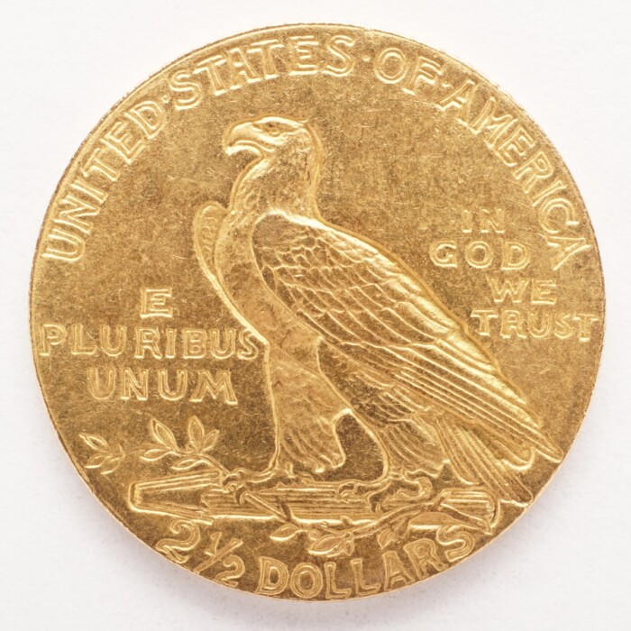 1908 Indian $2.50 Gold Quarter Eagle - Image 2