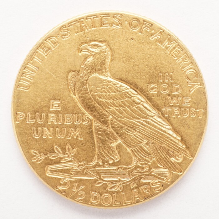 1912 Indian $2.50 Gold Quarter Eagle - Image 2