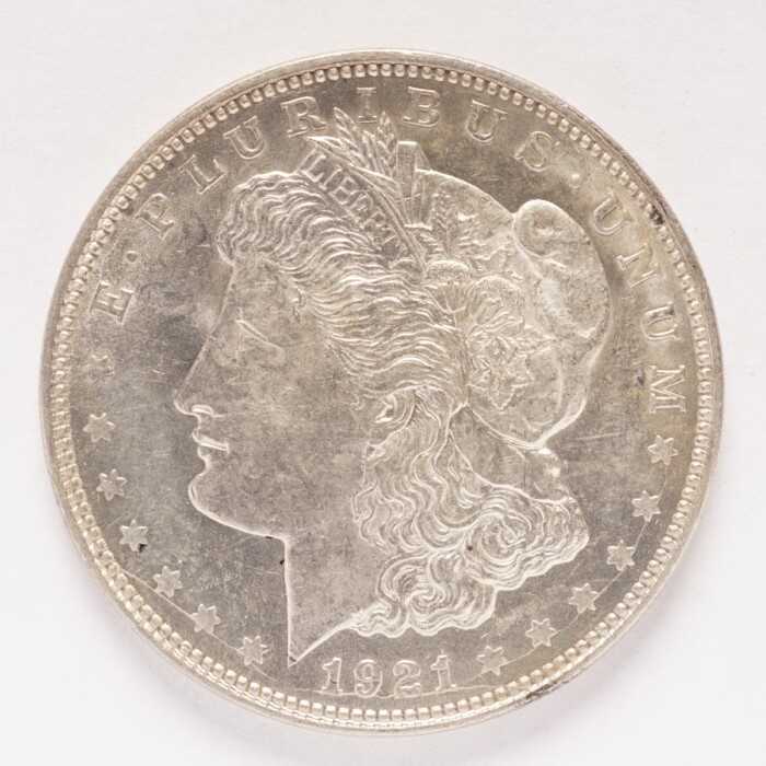 1921-D Morgan Silver Dollar AU/BU