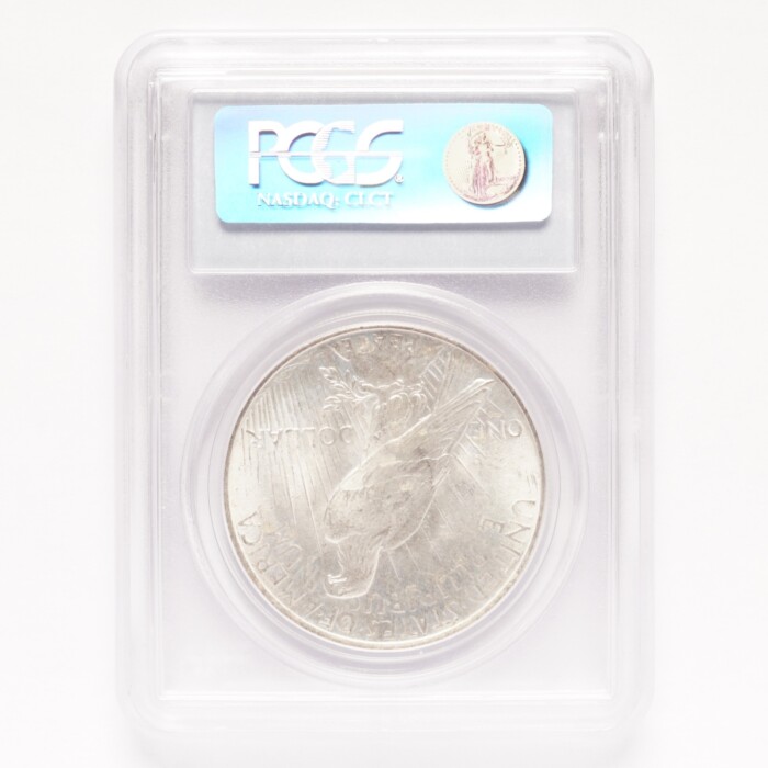 1923 Peace Silver Dollar PCGS MS63 - Image 2