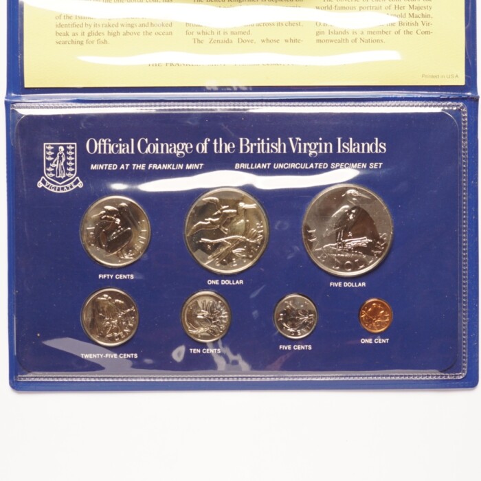 1980 Coinage of the British Virgin Islands BU Specimen Set - Image 2