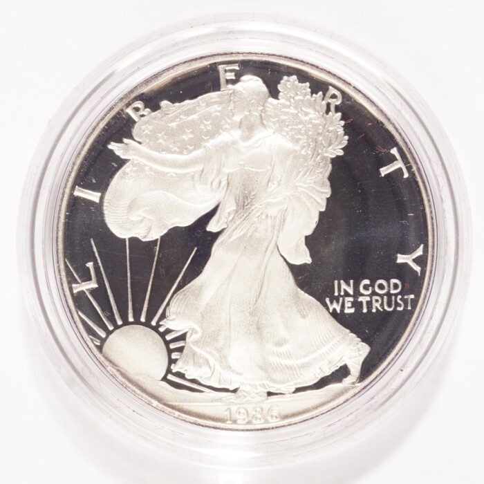 1986-S Silver American Eagle Dollar Proof - Image 2