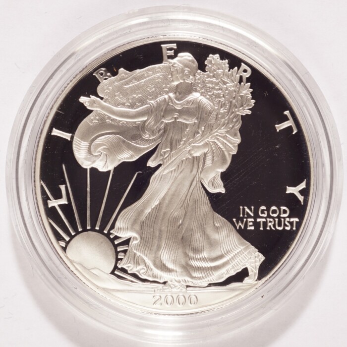 2000-P Silver American Eagle Dollar Proof - Image 2