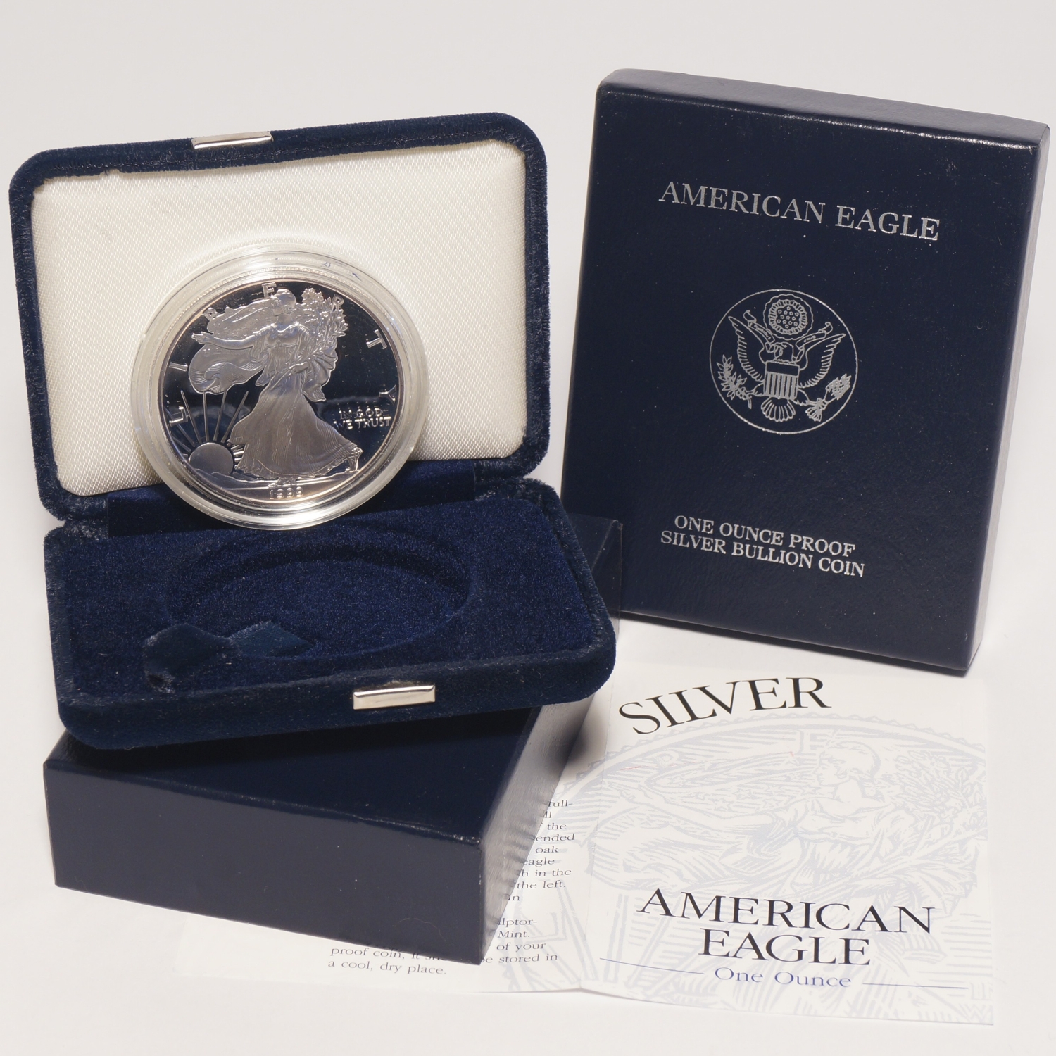 1999-P Silver American Eagle Dollar Proof