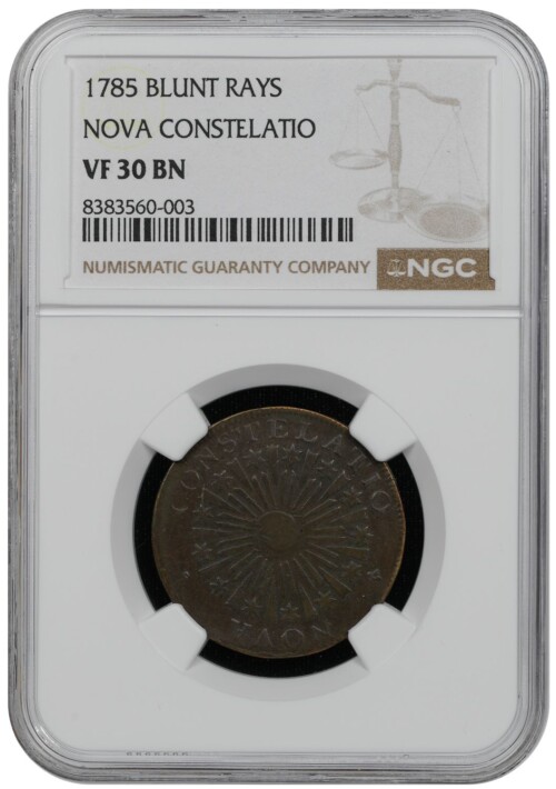1785 Blunt Rays Nova Constellatio NGC VF30 BN