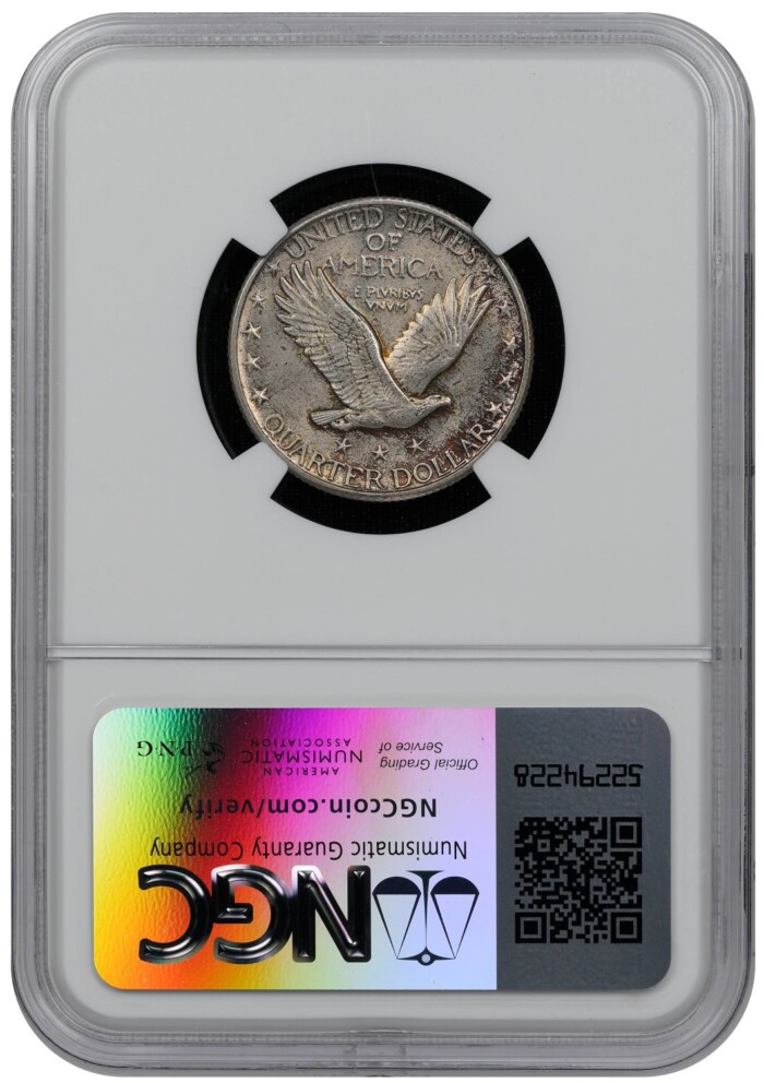 1926 Liberty Standing Silver Quarter NGC MS63 - Image 2