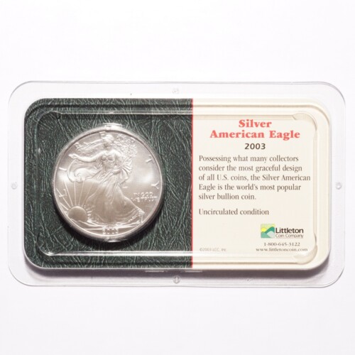 2003 Silver American Eagle Dollar Littleton