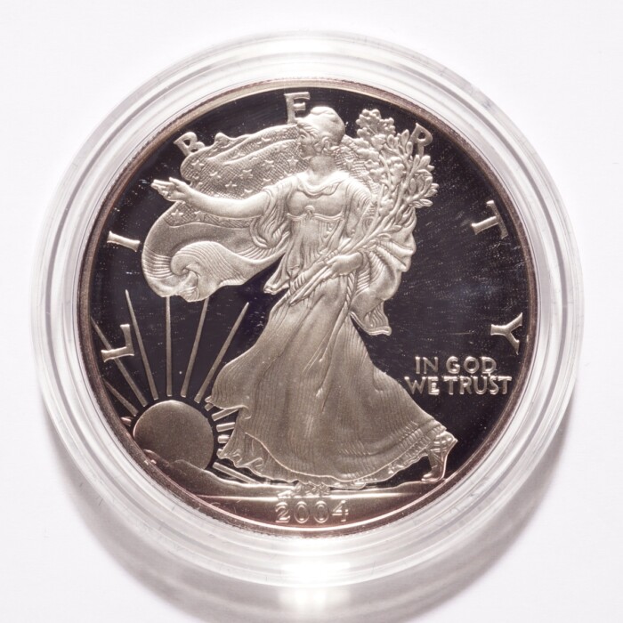 2004-W Silver American Eagle Dollar Proof - Image 2