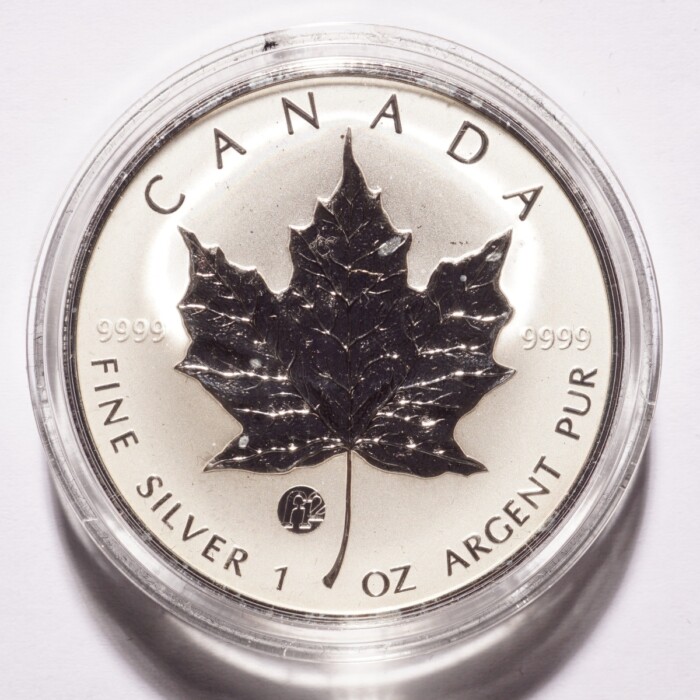 2007 Silver $5 Canadian Maple Leaf .9999 Reverse Proof f12 Privy - Image 3