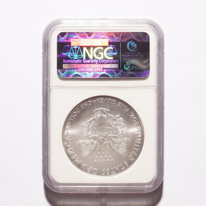 2010 Silver American Eagle Dollar NGC MS69 Early Releases - Image 2