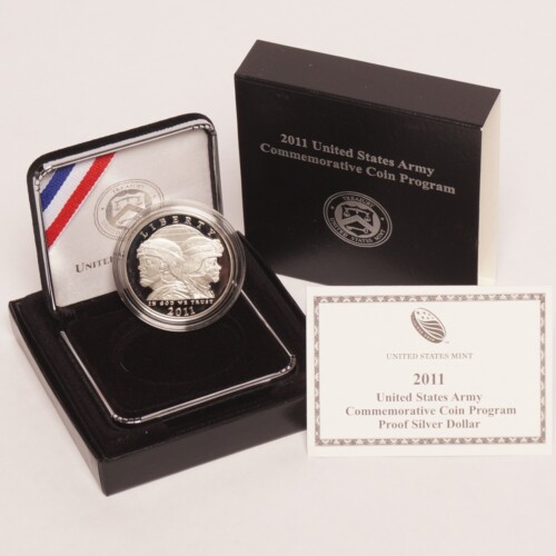 2011 United States Army Commemorative Proof Silver Dollar