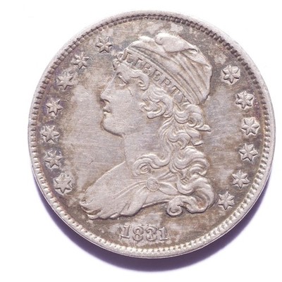 1831 Capped Bust Silver Quarter - Image 3