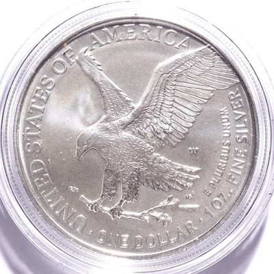 2021-W Silver American Eagle Dollar Uncirculated - Image 6
