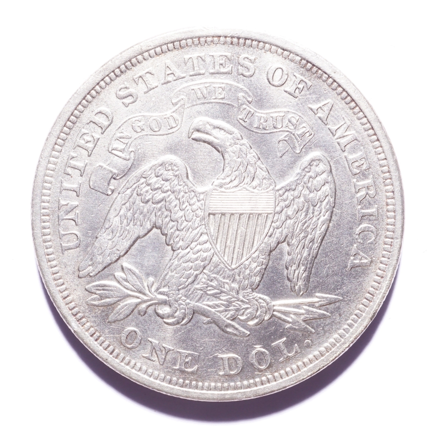 1870 Liberty Seated Silver Dollar - Image 10