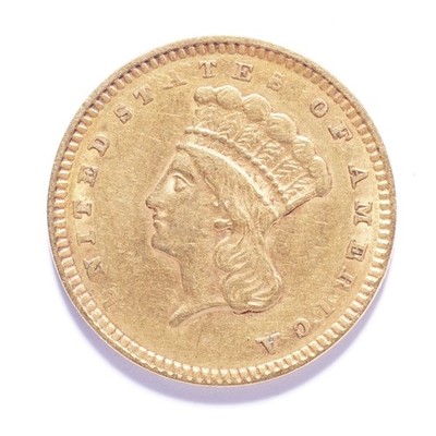1857 Liberty $1 Gold Dollar - Image 3