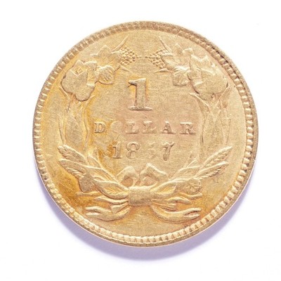 1857 Liberty $1 Gold Dollar - Image 4
