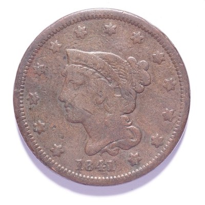 1841 Large Cent Braided Hair - Image 3