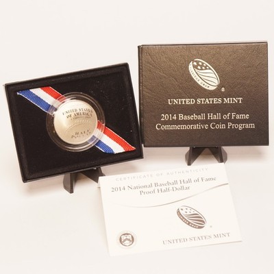 2014-S National Baseball Hall of Fame Proof Half Dollar - Image 4