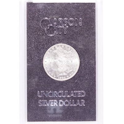 1884-CC Morgan Silver Dollar GSA Plastic - Image 4