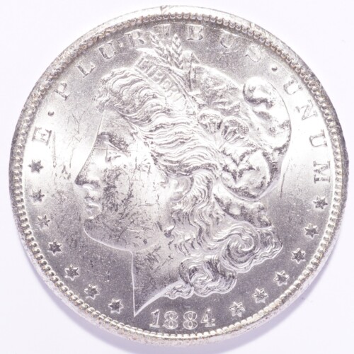 1884-CC Morgan Silver Dollar BU