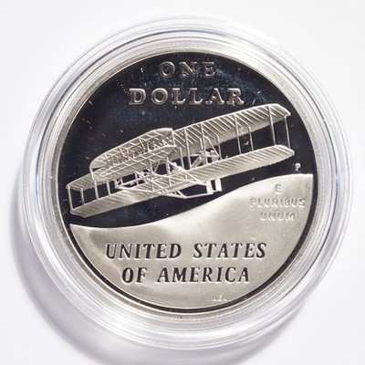 2003 First Flight Centennial Commemorative Proof Silver Dollar - Image 15