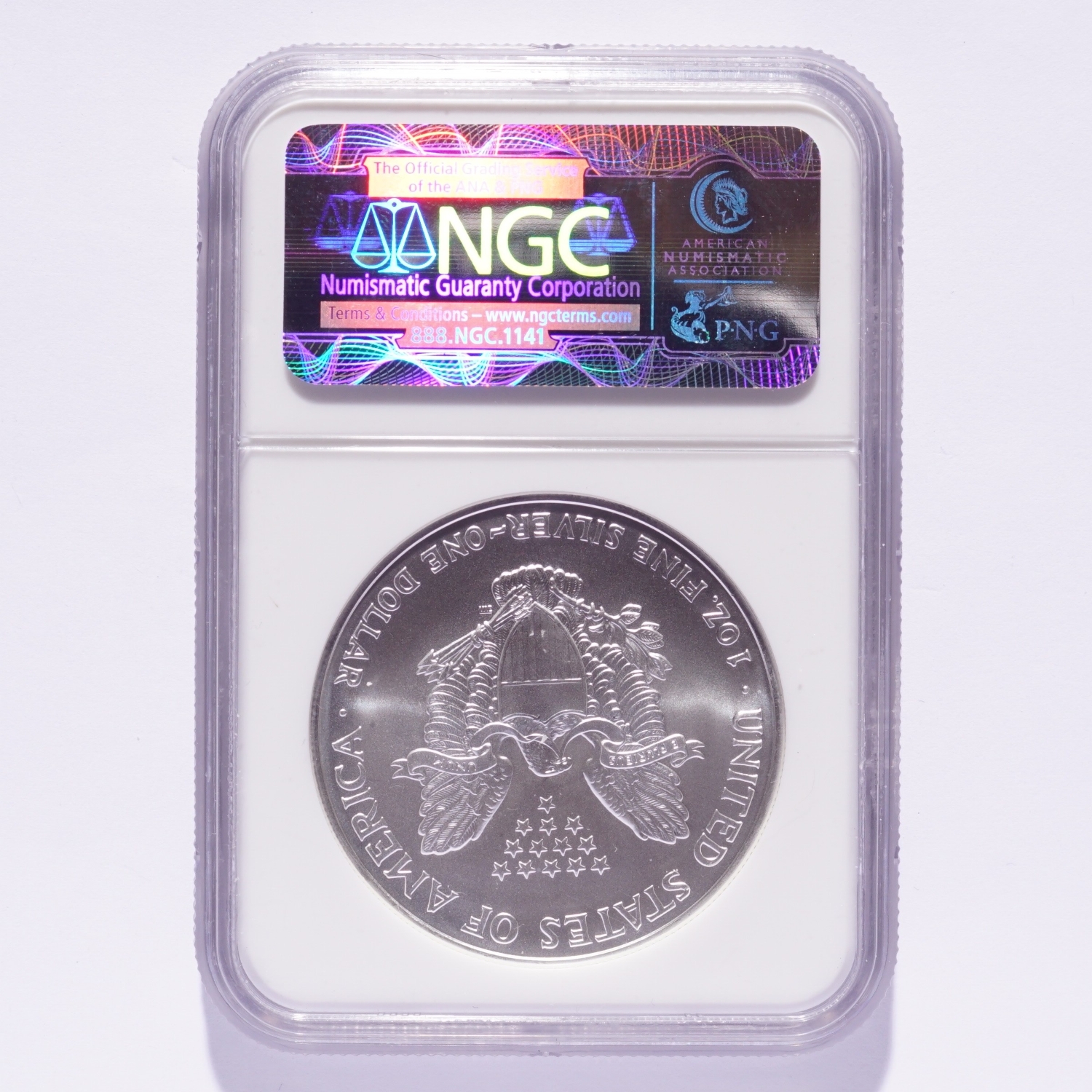 2006 Silver American Eagle Dollar NGC MS69 - Image 4