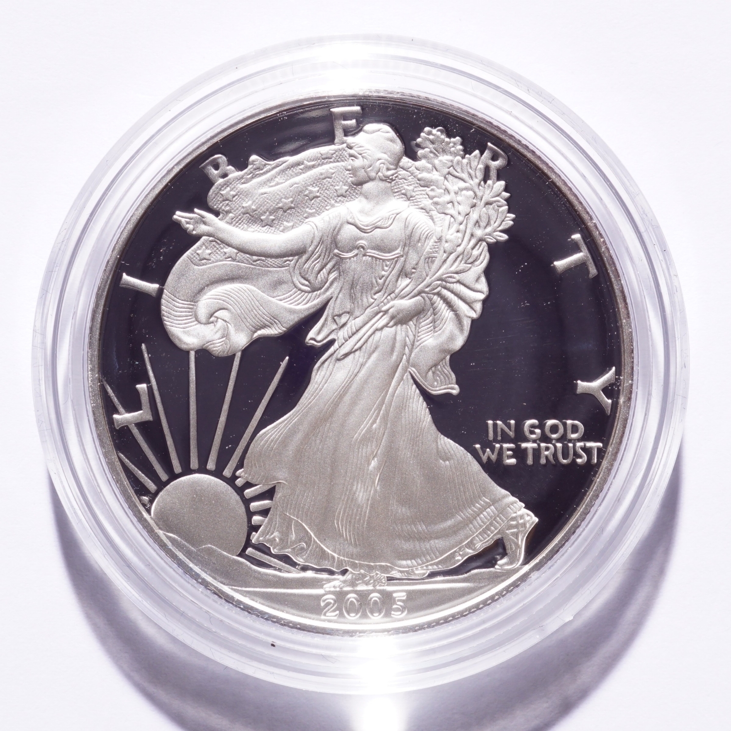 2005-W Silver American Eagle Dollar Proof - Image 5