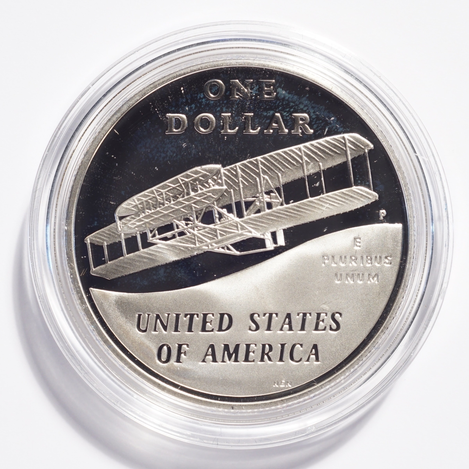 2003 First Flight Centennial Commemorative Proof Silver Dollar - Image 9