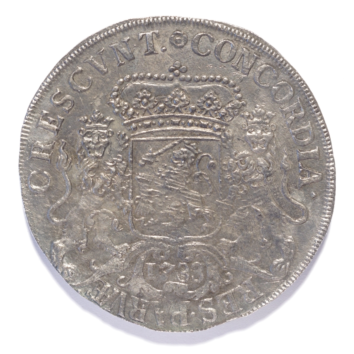 1733 Dutch Silver Rider Ducaton - Image 4