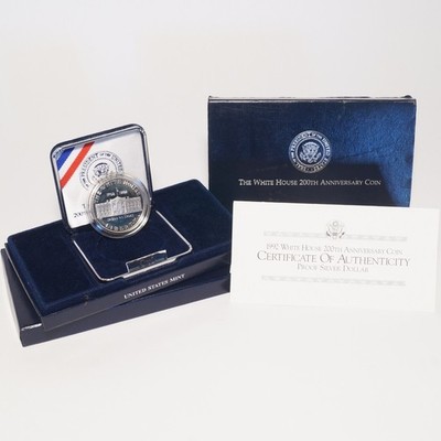 1992-W White House Proof Silver Dollar - Image 4