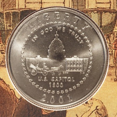 2001-P Capitol Visitor Center Commemorative BU Half Dollar - Image 20