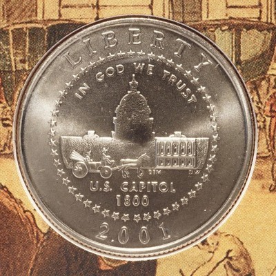 2001-P Capitol Visitor Center Commemorative BU Half Dollar - Image 23