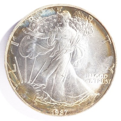 1987 Silver American Eagle Dollar - Image 3
