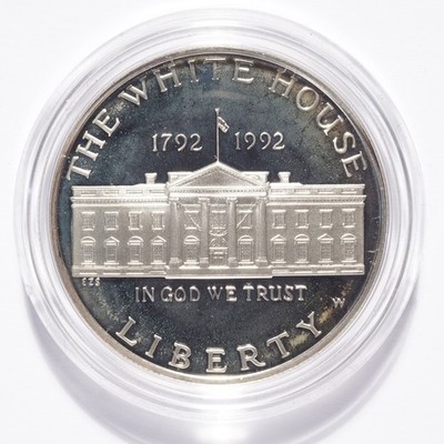 1992-W White House Proof Silver Dollar - Image 6