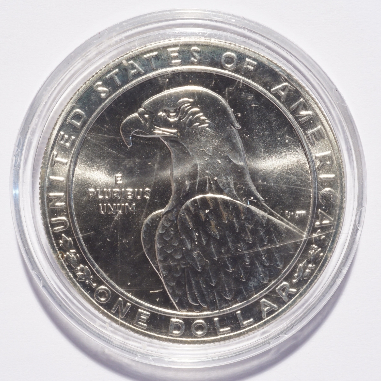 1983-P Olympic Commemorative BU Silver Dollar Cap Only - Image 2