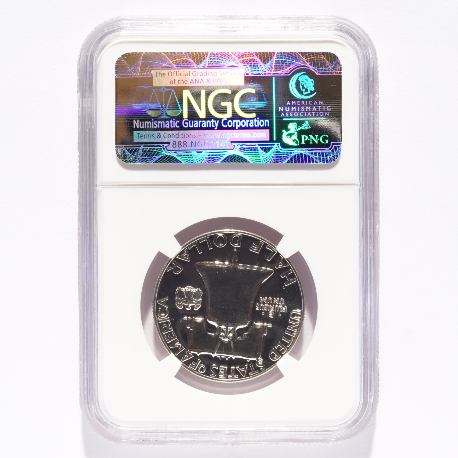 1959 Franklin Silver Half Dollar Proof NGC PR67 - Image 2